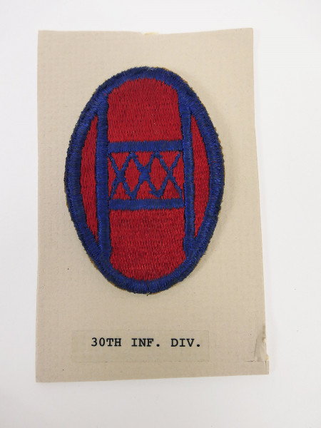 Original US ARMY WW2 Infantry Division Badge Patch - 30th Infantry Division Badge
