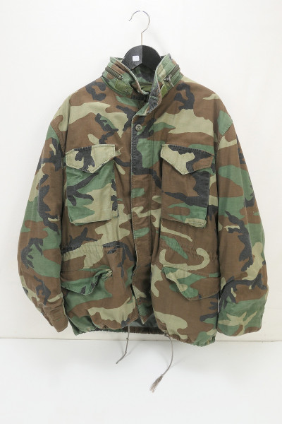 Original US Cold Weather Field Jacket M65 Field Jacket Woodland 1987 Size Large