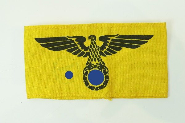 Wehrmacht armband yellow printed stamped