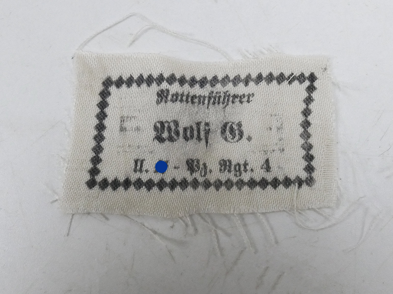 Waffen SS uniform / caps label 