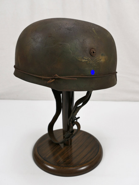 Camouflage paratrooper helmet steel helmet M38 Luftwaffe ET71 paratrooper Normandy