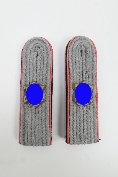 Single pair of epaulettes Waffen SS LAH Leibstandarte Panzer with metal overlays