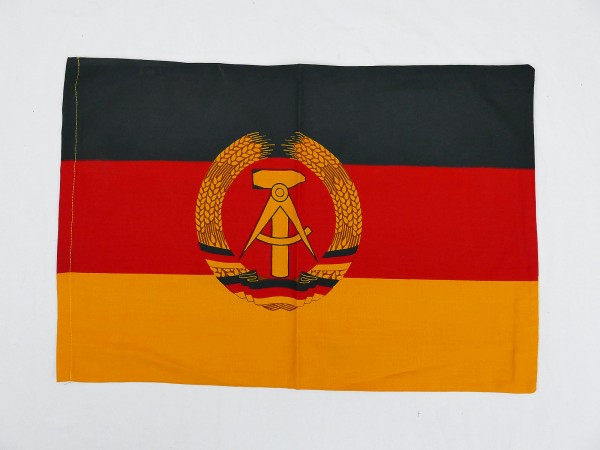 Vintage original DDR flag Ostalgie flag double layer sewn old stock 56x39cm