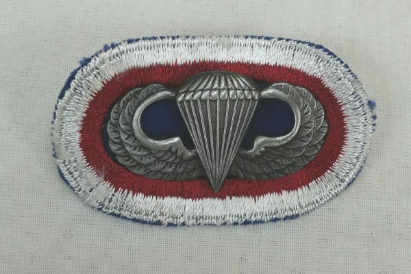 #10 US Airborne Jump Wing oval - Parachute badge Paratrooper Badge Jump Badge