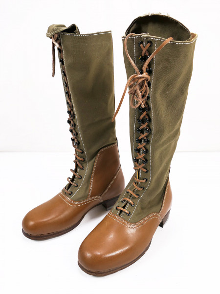 Single pair - Wehrmacht DAK Tropenstiefel Hoch Afrikakorps boots size 44
