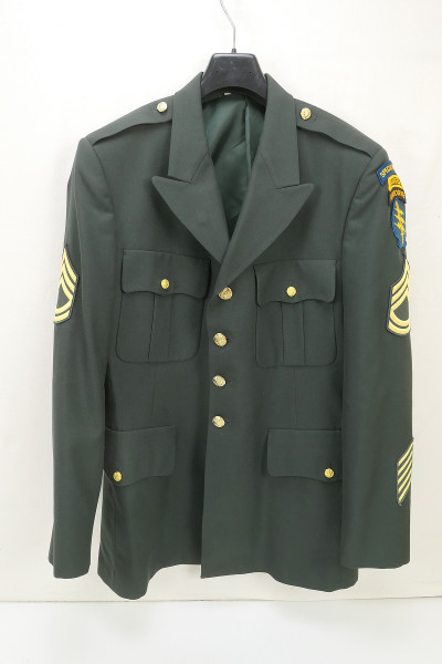 US Army Uniform Jacket Coat Man`s Serge AG489 - Special Forces - 44L