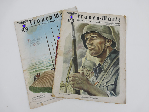 2x magazine Illustrierte NS FRAUEN-WARTE 1940 + 1942 Newspaper