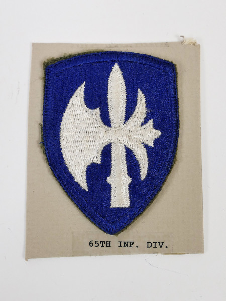 Original US ARMY WW2 Infantry Division Badge Patch - 65th Infantry Division Badge