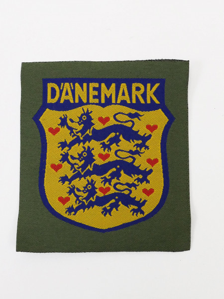 Field blouse sleeve badge Volunteer Division Waffen SS Denmark woven