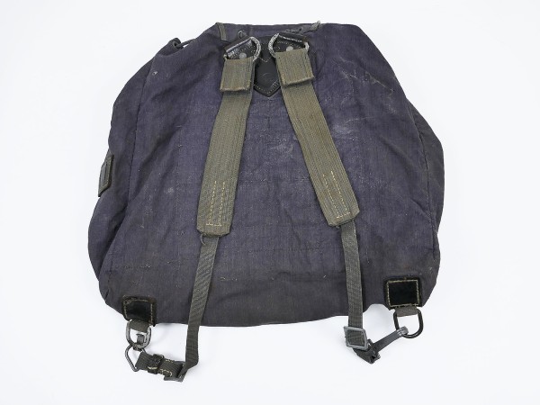 Original Luftwaffe backpack blue-grey Goch 1941 with web shoulder straps