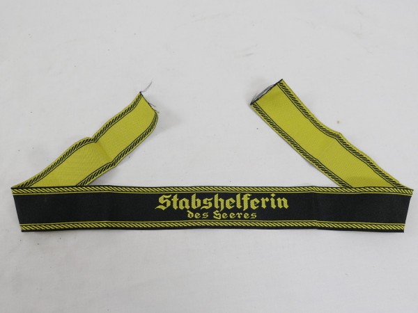 Army Staff Assistant" sleeve band
