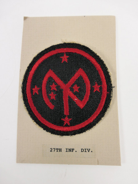 Original US ARMY WW2 Infantry Division Badge Patch - 27th Infantry Division Badge