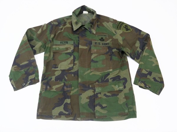 US Army Original BDU Woodland Camouflage Camo Jacket M - General Special Forces