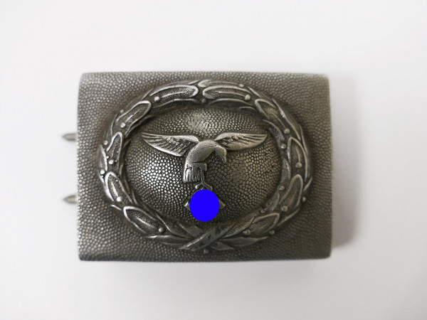Single piece - Luftwaffe aluminum 1st model antique belt buckle paratrooper
