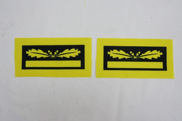 1x pair of WSS Brigadeführer Generalmajor rank badges for camouflage uniforms and special clothing