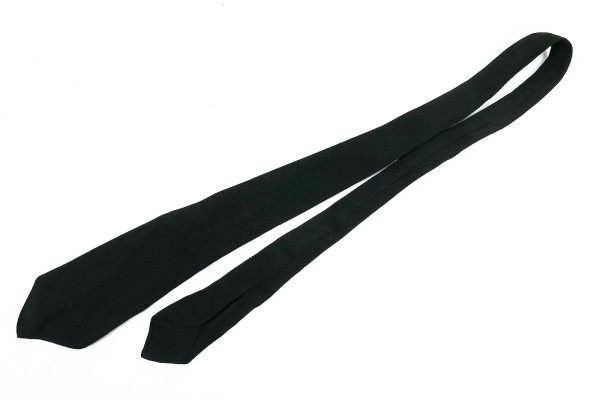 WSS Black tie tie tie with RZM label