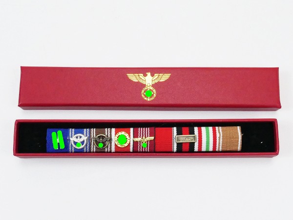 Wehrmacht ribbon clasp 9s with overlays medal clasp H. HIMMLER in case