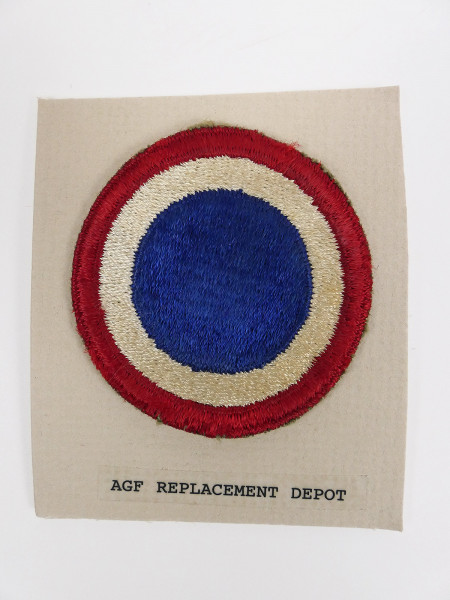 Original US ARMY WW2 Insignia Badge AGF Replacement Depot Patch U.S. Command / Special Unit