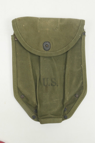 ORIGINAL US ARMY WW2 Folding Spade Bag J.A. Shoe 1945 Cover Entrenching Tool