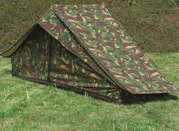 Dutch one-man tent, tent with floor, camouflage