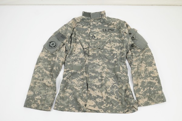 US Army Combat Shirt Airborne Coat Digital Field Shirt mi Patches