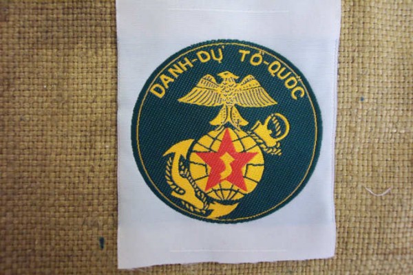Badge woven for South Vietnamese units Marines