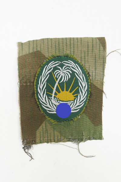 Afrikakorps Army sleeve badge for special unit 288 DAK on original splinter camouflage fabric