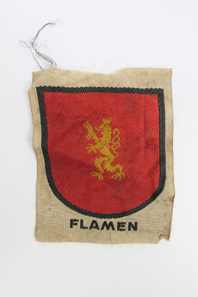 Flemish Volunteer WSS Flemish woven sleeve badge