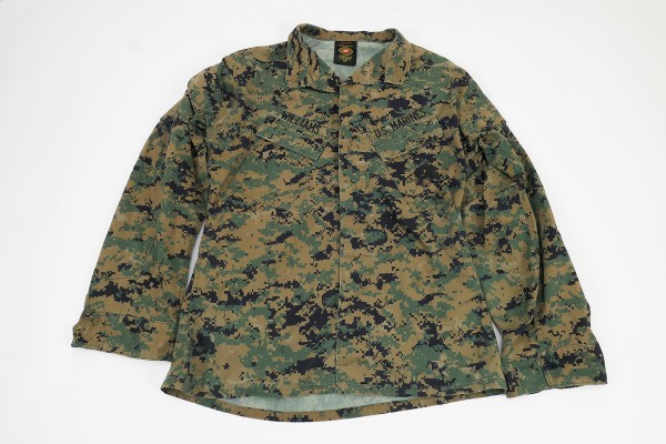 US Navy USN Blouse Woodland MARPAT Medium Long Field Shirt