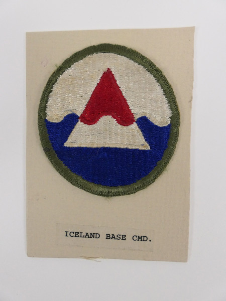 Original US ARMY WW2 Badge Iceland Base Command Patch - U.S. Command / Special Units