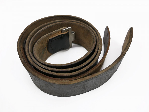 Wehrmacht vintage leather belt 113cm belt leather belt