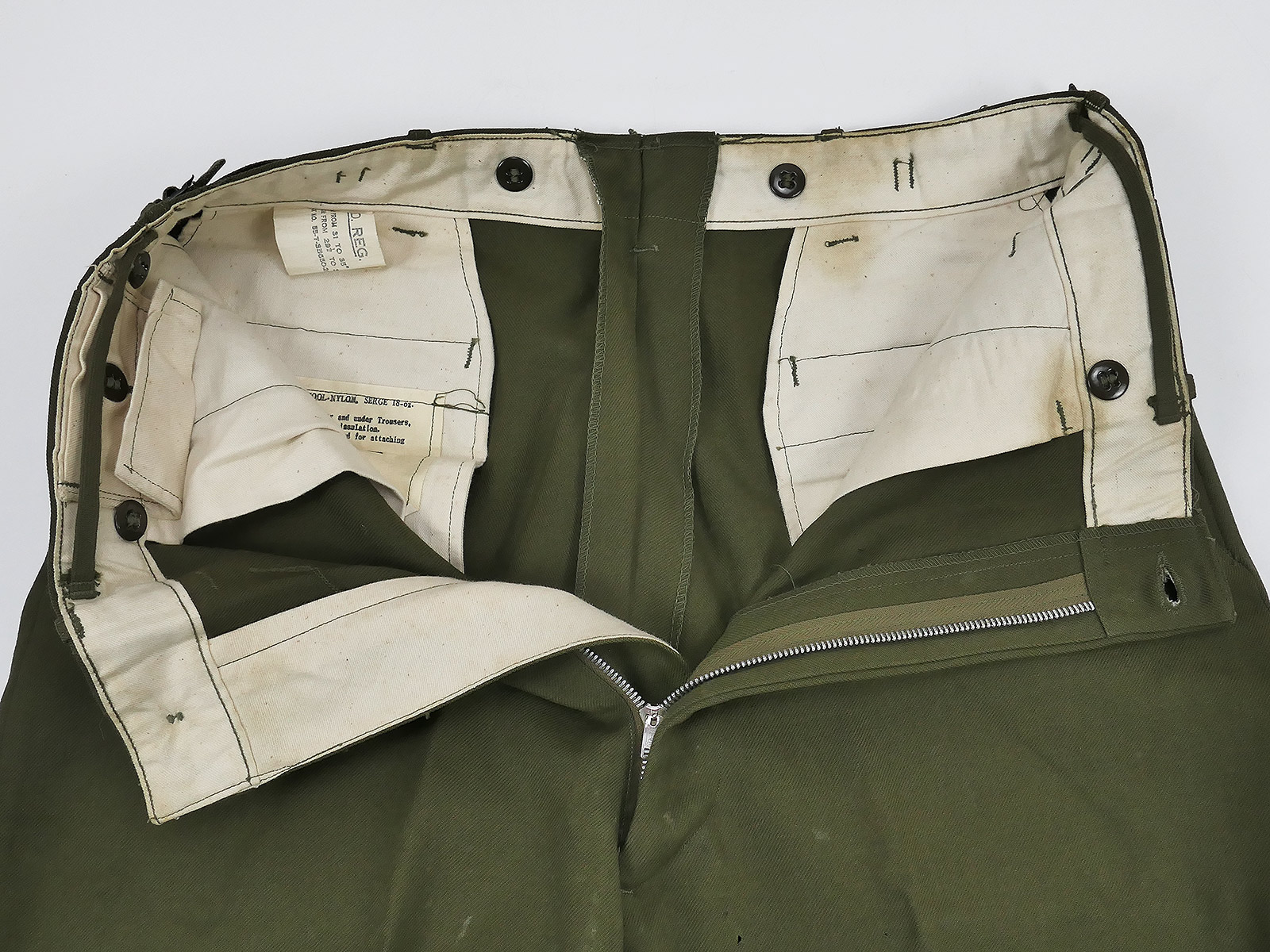 US Army OG 108 Winter Wool Trousers [Genuine Issue]