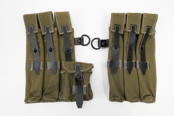 Wehrmacht MP 38/40 magazine pouches 1x pair - MP38 MP40 pouch for magazines
