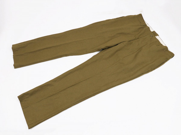 SINGLE PIECE US WW2 M1937 Field Trousers M37 Mustard Field Trousers Wool SALE W40/L33