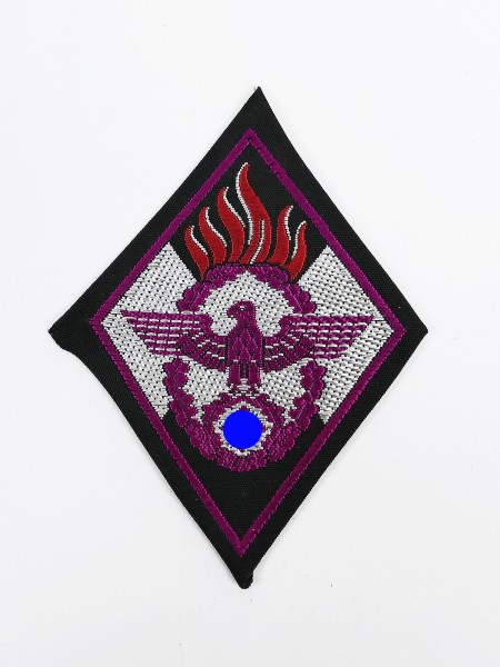 HJ fire department badge sleeve badge woven