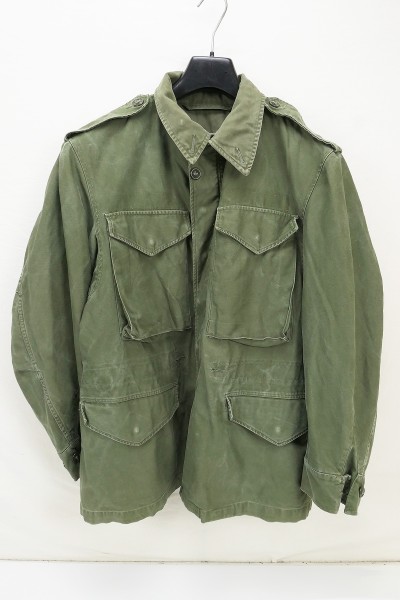 Original US M-1951 field jacket Coat Man's cotton olive Gr. Small Reg M51