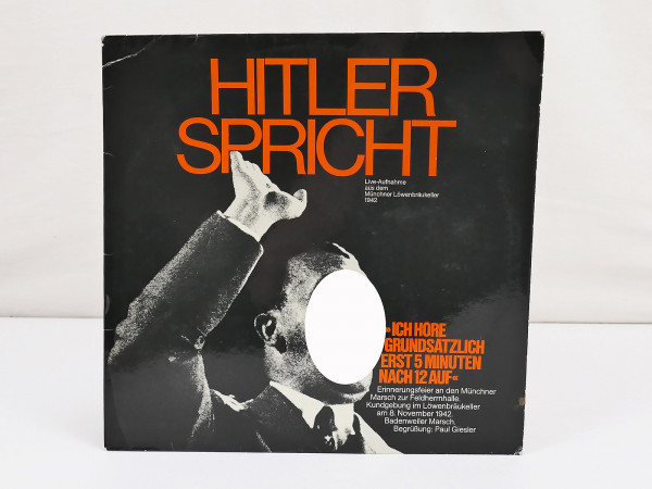 #D Audio document contemporary history LP 3rd Reich Hitler speaks episode 4 Löwenbräukeller Munich 1942 speech