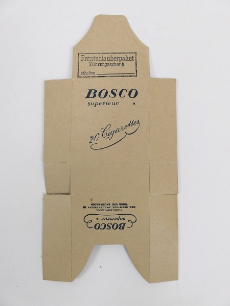 Cigarette pack cigarette box " Bosco Superieur " temporary pack