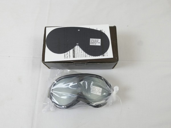 US Army M44 Goggles Sun Dust and Wind Panzer Glasses Jeep Dust Goggles black