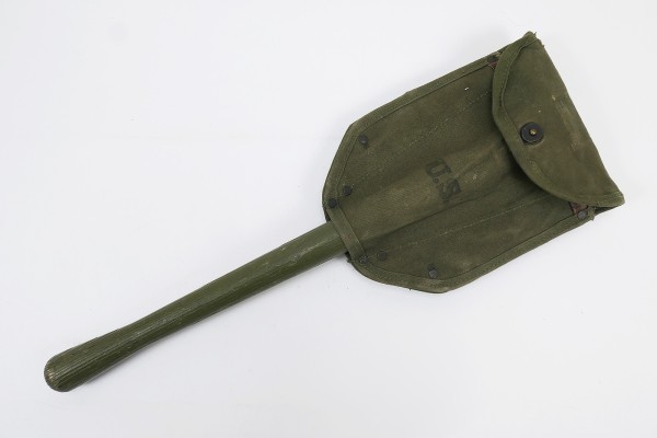 #16 ORIGINAL US ARMY WW2 Folding Spade with Pocket Entrenching Tool
