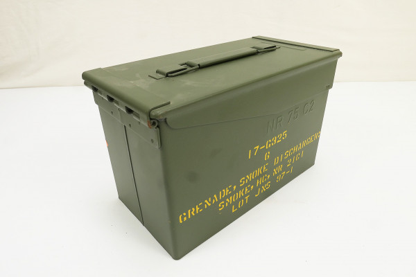 US / Nato Box Grenade Smoke Discharger Ammunition Can