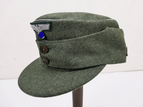 Wehrmacht officer's mountain cap mountain infantry field cap size 61 cap eagle cockade + edelweiss