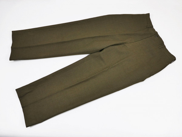 Original US WW2 M1937 Field Trousers M37 Field wool serge OD Trousers 34x31i with measurements