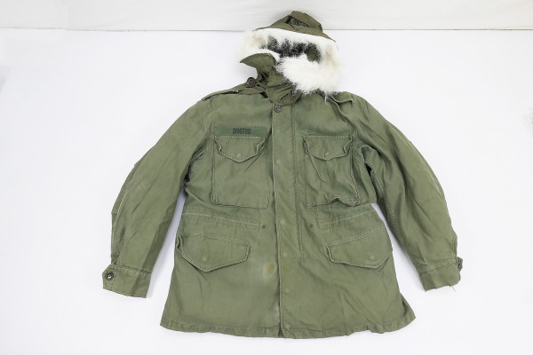 US Army M51 Vintage Field Jacket olive Field Jacket Korea Vietnam Era M-1951 - Medium