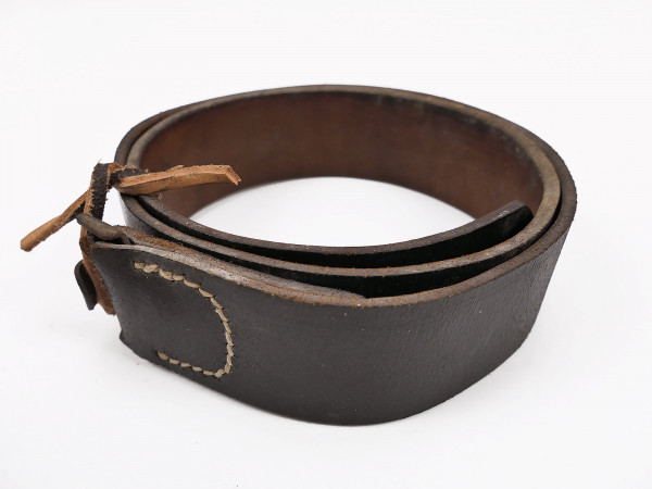 Original M44 leather belt belt belt 85cm with RBNr.