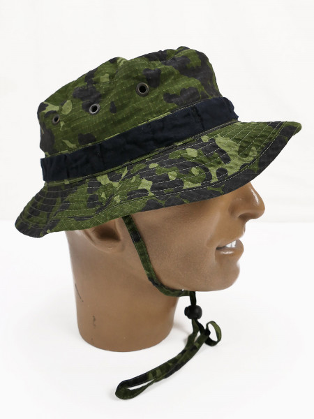 RIPSTOP - Denmark ARMY ORIGINAL Combat Hat woodland camouflage Boonie Hat Bush hat size 57