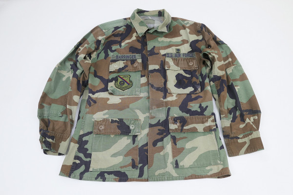 US Army Field Shirt Coat Camouflage Woodland - Medium