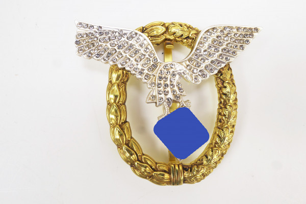 Luftwaffe pilot / observer badge with diamonds multi-piece