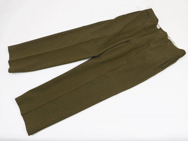 Original US WW2 M1937 Field Trousers M37 Field Trousers enlisted man VERY LARGE with measurements !!!