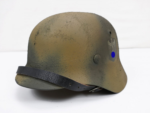 Wehrmacht camouflage steel helmet M35 M40 Tarnhelm SD Gr.57/58 Rauhtarn south front camo